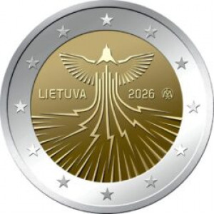 2 Евро Литва Литовская энергетическая независимость (2026 года)